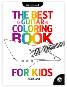 The Best Guitar Coloring Book for Kids