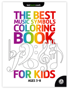 The Best Music Symbols Coloring Book for Kids